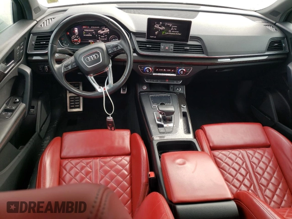 2018 Audi SQ5 Premium Plus with VIN WA1A4AFY0J2231296, listed as a Copart auction lot 85218374 with 50,616 mi miles and Salvage Title. Bid and sale history available at DreamBid. Image 8.