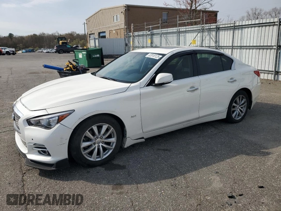 2014 Infiniti Q50 Sport with VIN JN1BV7AP6EM684974, listed as a Copart auction lot 52810125 with 95,607 mi miles and Clean Title. Bid and sale history available at DreamBid. Image 1.