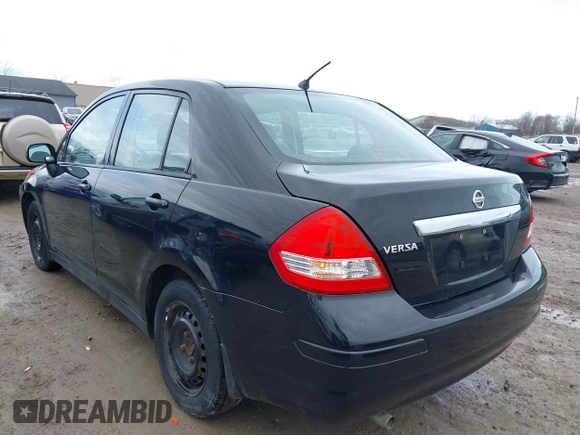 2011 Nissan Versa 1.8 S with VIN 3N1BC1AP7BL378133, listed as a IAAI auction lot 41917425 with 124,228 mi miles. Bid and sale history available at carsss.com. Image 3.