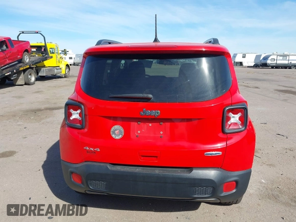 2018 Jeep Renegade Latitude with VIN ZACCJBBB3JPH98347, listed as a IAAI auction lot 40483552 with 56,993 mi miles and . Bid and sale history available at DreamBid. Image 16.