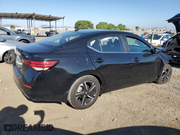 2024 Nissan Sentra SV with VIN 3N1AB8CV2RY325792, listed as a Copart auction lot 57913725 with 13,630 mi miles and Salvage title. Bid and sale history available at DreamBid. Image 3.