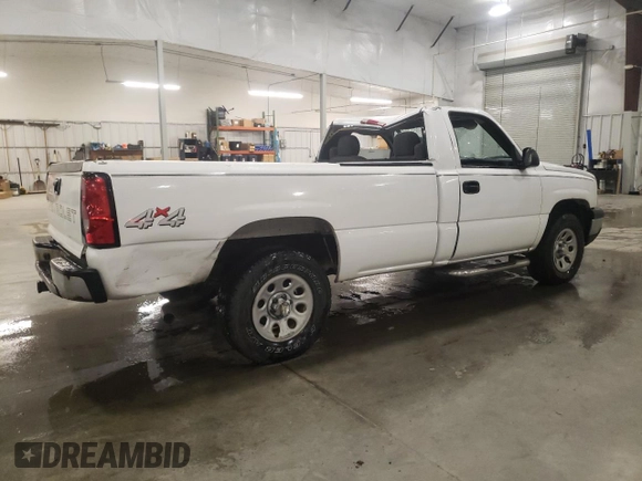2006 Chevrolet Silverado 1500 Work Truck with VIN 3GCEK14X86G240897, listed as a Copart auction lot 80184834 with 103,530 mi miles and Salvage Title. Bid and sale history available at carsss.com. Image 3.