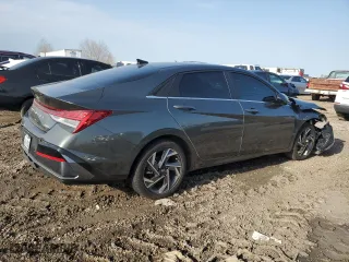 2024 Hyundai Elantra Limited with VIN KMHLP4DG8RU818133, listed as a Copart auction lot 45331905 with 13,647 mi miles and Salvage Title. Bid and sale history available at carsss.com. Image 3.