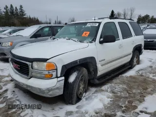 2002 GMC Yukon SLT with VIN 1GKEK13Z22J179773, listed as a Copart auction lot 45539295 with 0 mi miles and Clean Title. Bid and sale history available at carsss.com. Image 1.