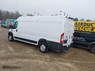 2019 Ram ProMaster Cargo Van with VIN 3C6URVJG7KE543895, listed as a IAAI auction lot 41524135 with 93,150 mi miles. Bid and sale history available at carsss.com. Image 3.