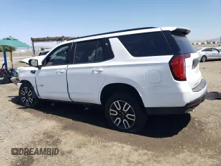 2023 GMC Yukon AT4 with VIN 1GKS2CKL1PR239143, listed as a Copart auction lot 68730574 with 52,679 mi miles and Salvage Title. Bid and sale history available at carsss.com. Image 2.