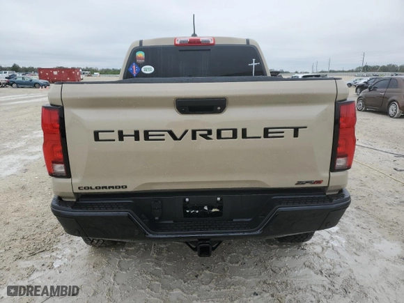 2024 Chevrolet Colorado 4WD ZR2 with VIN 1GCPTFEK7R1195136, listed as a Copart auction lot 41908875 with 3,987 mi miles and Salvage Title. Bid and sale history available at carsss.com. Image 6.