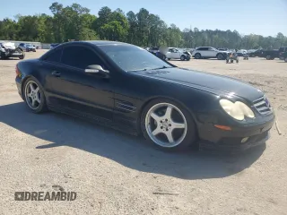 2003 Mercedes-Benz SL 500 z VIN WDBSK75F93F056768, wystawiony jako Copart lot #51998685 z przebiegiem Nie podano mil oraz Szkoda całkowita • Salvage title. Historia ofert i sprzedaży dostępna na DreamBid. Obrazek 4.