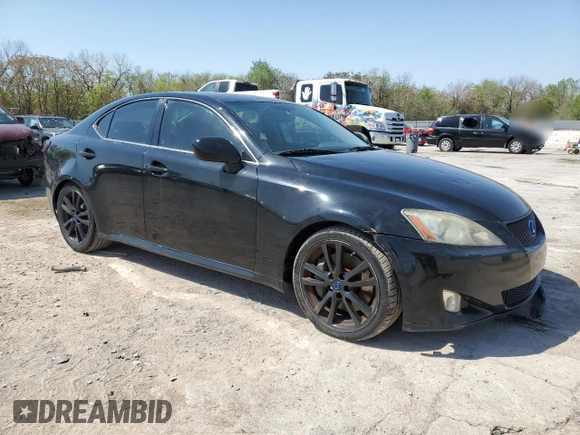2008 Lexus IS 350 with VIN JTHBE262585020837, listed as a Copart auction lot 52950165 with 151,770 mi miles and Clean title. Bid and sale history available at DreamBid. Image 4.