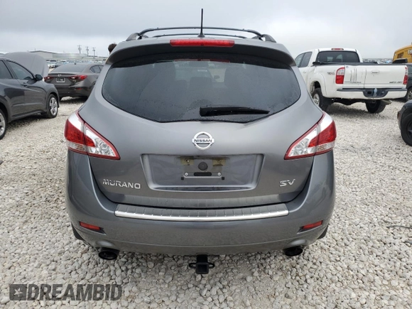 2013 Nissan Murano SL with VIN JN8AZ1MU5DW213515, listed as a Copart auction lot 69851154 with 136,565 mi miles and Salvage Title. Bid and sale history available at carsss.com. Image 6.