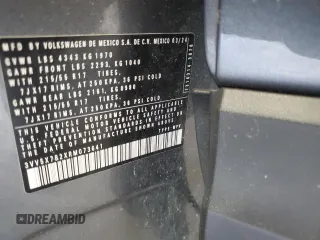 2024 Volkswagen Taos S с VIN 3VV5X7B2XRM073641, выставлен на аукционе Copart как лот 55041775 с пробегом 20 277 миль миль и Списание • Salvage title. История ставок и продаж доступна на DreamBid. Изображение 13.