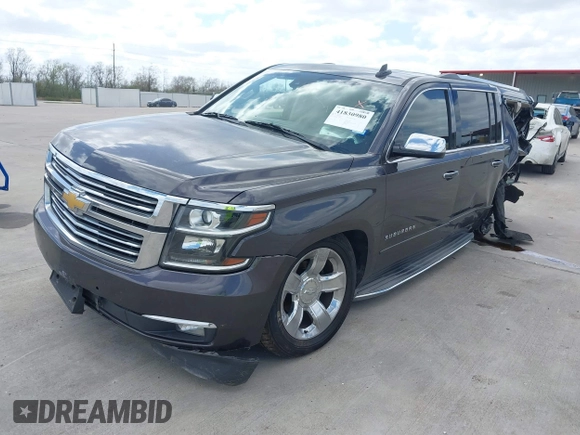 2015 Chevrolet Suburban LTZ with VIN 1GNSCKKC9FR500933, listed as a IAAI auction lot 41830980 with 169,217 mi miles and . Bid and sale history available at DreamBid. Image 16.