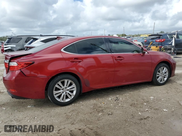 2015 Lexus ES with VIN JTHBK1GG9F2162281, listed as a Copart auction lot 85310724 with 159,230 mi miles and Salvage Title. Bid and sale history available at carsss.com. Image 3.
