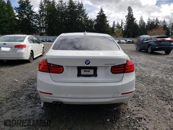 2014 BMW 3 Series 328i with VIN WBA3C1C53EK105495, listed as a Copart auction lot 52176255 with 154,122 mi miles and Salvage Title. Bid and sale history available at carsss.com. Image 6.
