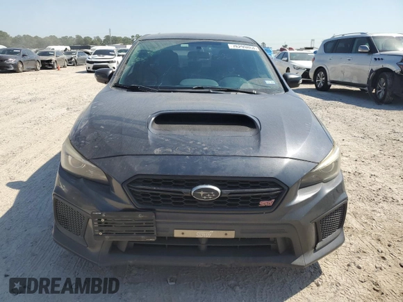 2018 Subaru WRX STI Launch with VIN JF1VA2W61J9820794, listed as a Copart auction lot 76299864 with 137,498 mi miles and Salvage title. Bid and sale history available at DreamBid. Image 5.
