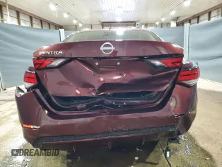 2025 Nissan Sentra SV with VIN 3N1AB8CV9SY302015, listed as a Copart auction lot 56039085 with 6,493 mi miles and Clean Title. Bid and sale history available at DreamBid. Image 6.