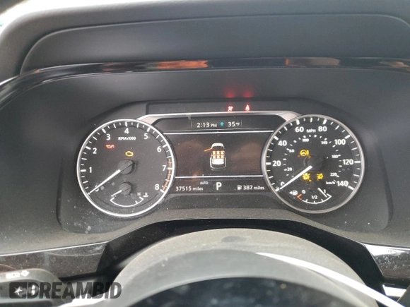 2022 Nissan Pathfinder S with VIN 5N1DR3AC3NC224298, listed as a Copart auction lot 82920974 with 37,515 mi miles and Salvage title. Bid and sale history available at DreamBid. Image 9.