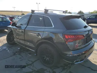 2018 Audi SQ5 Premium Plus with VIN WA1A4AFY3J2144217, listed as a Copart auction lot 70313064 with 63,295 mi miles and Salvage Title. Bid and sale history available at DreamBid. Image 2.