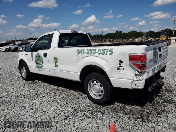 2013 Ford F-150 XL with VIN 1FTNF1CF1DKE06924, listed as a Copart auction lot 54252525 with 222,384 mi miles and Salvage title. Bid and sale history available at DreamBid. Image 2.