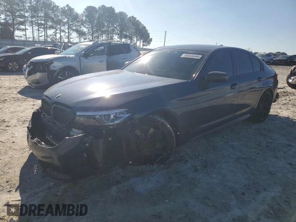 2020 BMW 5 Series 540i with VIN WBAJS1C08LCD15180, listed as a Copart auction lot 85655344 with 82,009 mi miles and Salvage title. Bid and sale history available at DreamBid. Image 1.