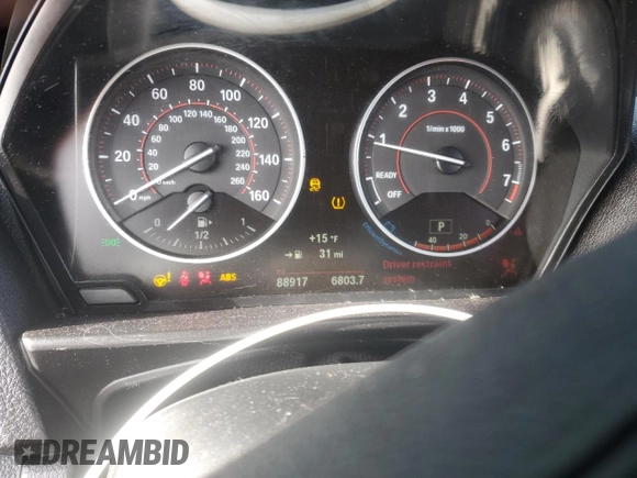 2017 BMW 2 Series 230i with VIN WBA2F9C39HV664732, listed as a Copart auction lot 44585015 with 88,917 mi miles and Salvage title. Bid and sale history available at DreamBid. Image 9.