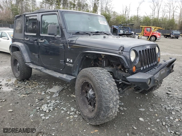 2008 Jeep Wrangler Unlimited X with VIN 1J4GA39138L603148, listed as a Copart auction lot 49305065 with 184,835 mi miles and Salvage Title. Bid and sale history available at carsss.com. Image 4.