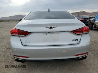 2017 Genesis G80 3.8L with VIN KMHGN4JE8HU209942, listed as a Copart auction lot 66025424 with 68,256 mi miles and Salvage Title. Bid and sale history available at carsss.com. Image 6.