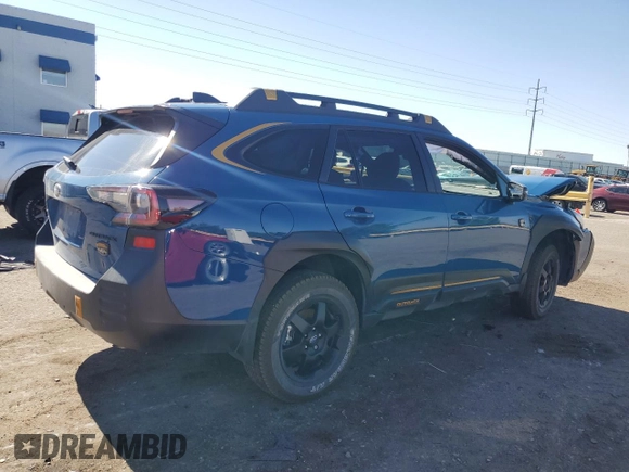 2024 Subaru Outback Wilderness z VIN 4S4BTGUDXR3209923, wystawiony jako Copart lot #58772364 z przebiegiem Nie podano mil oraz Szkoda całkowita • Salvage title. Historia ofert i sprzedaży dostępna na DreamBid. Obrazek 3.