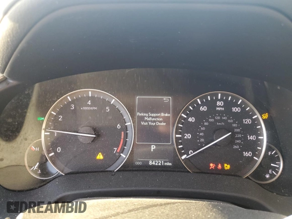 2021 Lexus RX 350L with VIN JTJHZKEA1M2021324, listed as a Copart auction lot 79802474 with 84,221 mi miles and Salvage title. Bid and sale history available at DreamBid. Image 9.