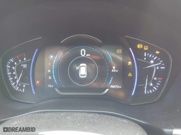 2019 Hyundai Santa Fe Limited with VIN 5NMS53AA4KH132538, listed as a IAAI auction lot 40698953 with 98,472 mi miles. Bid and sale history available at carsss.com. Image 7.