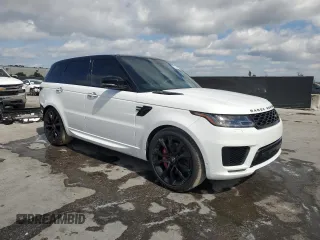2022 Land Rover Range Rover Sport HST with VIN SALWS2RU8NA233592, listed as a Copart auction lot 52373495 with 52,897 mi miles and Salvage title. Bid and sale history available at DreamBid. Image 4.