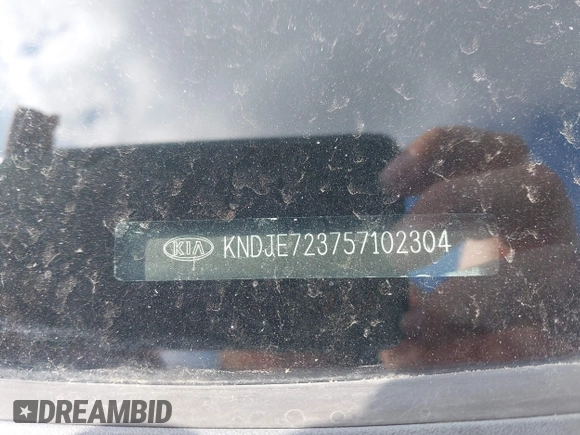 2005 Kia Sportage LX with VIN KNDJE723757102304, listed as a IAAI auction lot 41689073 with 125,276 mi miles and . Bid and sale history available at carsss.com. Image 9.
