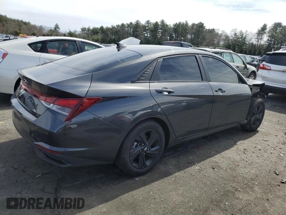 2021 Hyundai Elantra SEL with VIN 5NPLS4AG0MH021336, listed as a Copart auction lot 48324635 with 13,894 mi miles and Salvage Title. Bid and sale history available at carsss.com. Image 3.