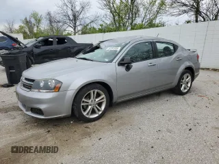 2014 Dodge Avenger SE with VIN 1C3CDZAB4EN173234, listed as a Copart auction lot 52251535 with 44,820 mi miles and Salvage Title. Bid and sale history available at carsss.com. Image 1.