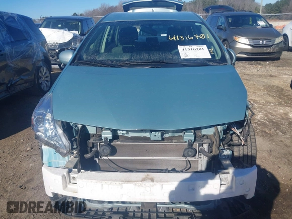 2014 Toyota Prius Two with VIN JTDZN3EU2E3333540, listed as a IAAI auction lot 41316701 with 33,465 mi miles and . Bid and sale history available at DreamBid. Image 12.
