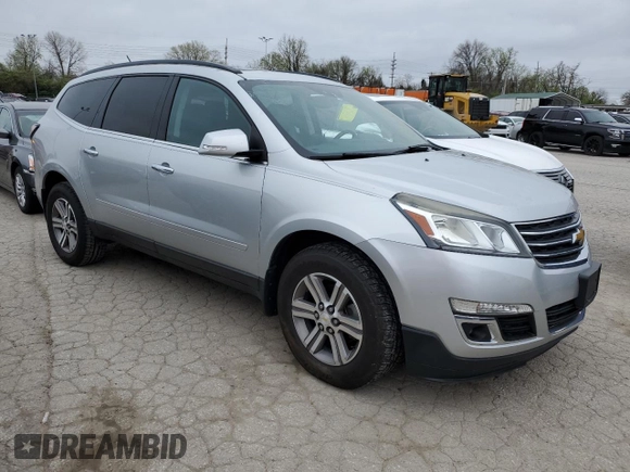 2016 Chevrolet Traverse LT with VIN 1GNKRHKD7GJ257343, listed as a Copart auction lot 49295564 with 153,405 mi miles and Salvage title. Bid and sale history available at DreamBid. Image 4.