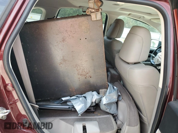 2012 Honda CR-V EX-L with VIN 5J6RM4H71CL061326, listed as a Copart auction lot 58517235 with 182,697 mi miles and Salvage title. Bid and sale history available at DreamBid. Image 11.