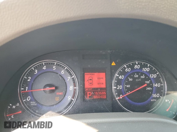 2008 Infiniti G35 x with VIN JNKBV61F88M270905, listed as a Copart auction lot 69541214 with 163,686 mi miles and Salvage Title. Bid and sale history available at DreamBid. Image 9.