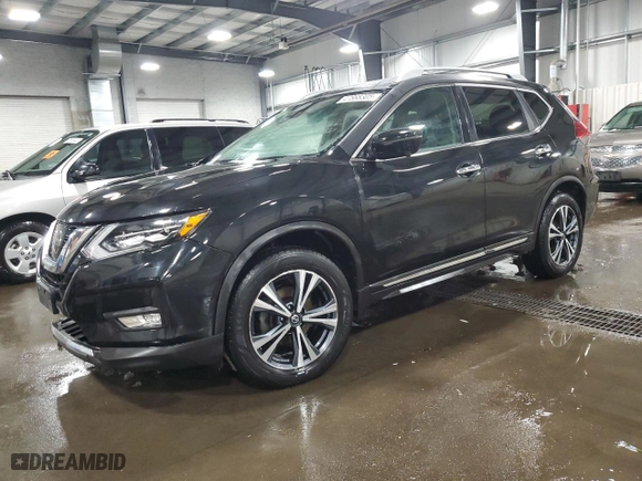 2017 Nissan Rogue SL with VIN 5N1AT2MV5HC776188, listed as a Copart auction lot 47868305 with 105,537 mi miles and Salvage Title. Bid and sale history available at carsss.com. Image 1.