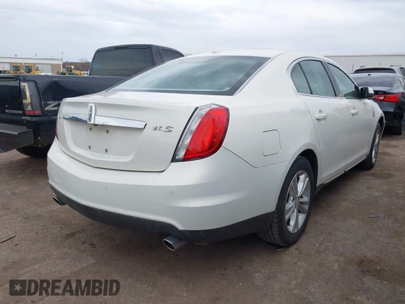 2012 Lincoln MKS with VIN 1LNHL9DR1CG803625, listed as a IAAI auction lot 41733683 with 199,590 mi miles. Bid and sale history available at carsss.com. Image 4.