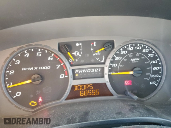 2006 GMC Canyon SLE2 with VIN 1GTDT136168231921, listed as a Copart auction lot 76283884 with 68,555 mi miles and Salvage Title. Bid and sale history available at carsss.com. Image 9.