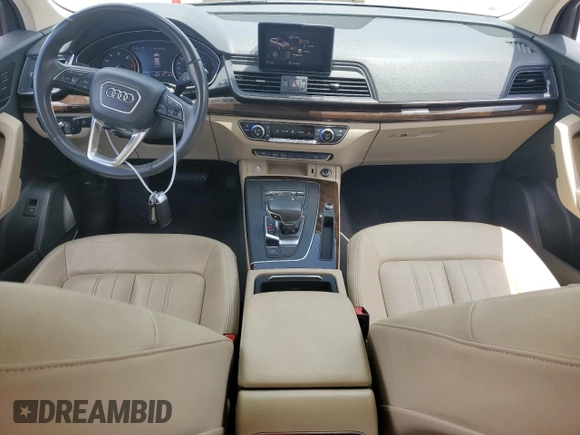 2019 Audi Q5 Premium with VIN WA1ANAFY2K2080444, listed as a Copart auction lot 61273195 with 52,942 mi miles and Salvage title. Bid and sale history available at DreamBid. Image 8.