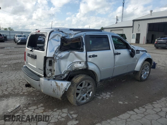 2010 Dodge Nitro Heat with VIN 1D4PU4GK2AW170976, listed as a Copart auction lot 57406765 with 213,121 mi miles and Salvage title. Bid and sale history available at DreamBid. Image 3.