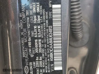 2021 Hyundai Kona SE with VIN KM8K1CAA8MU634813, listed as a Copart auction lot 45890835 with 77,053 mi miles and Salvage Title. Bid and sale history available at carsss.com. Image 12.
