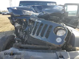 2018 Jeep Wrangler JK Unlimited Sport S with VIN 1C4BJWDGXJL828251, listed as a Copart auction lot 43981225 with 0 mi miles and Salvage Title. Bid and sale history available at carsss.com. Image 11.