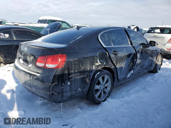 2009 Lexus GS 350 with VIN JTHCE96S290023318, listed as a Copart auction lot 39193064 with 124,677 mi miles and Salvage Title. Bid and sale history available at carsss.com. Image 3.