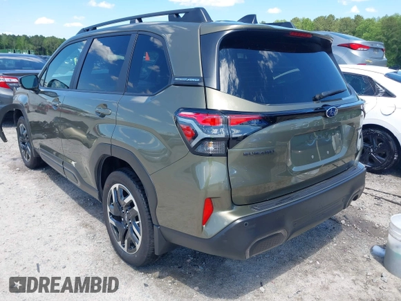 2025 Subaru Forester Limited z VIN JF2SLDRC6SH445868, wystawiony jako IAAI lot #42186891 z przebiegiem 6 488 mil mil oraz . Historia ofert i sprzedaży dostępna na DreamBid. Obrazek 3.