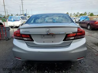 2015 Honda Civic Sedan LX with VIN 19XFB2F55FE200794, listed as a Copart auction lot 53152075 with 78,495 mi miles and Salvage Title. Bid and sale history available at carsss.com. Image 6.