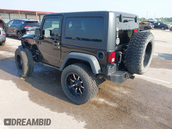 2017 Jeep Wrangler Sport with VIN 1C4AJWAG6HL654592, listed as a IAAI auction lot 42447379 with 61,585 mi miles and . Bid and sale history available at DreamBid. Image 3.