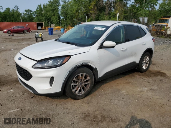 2021 Ford Escape SE with VIN 1FMCU0G63MUA25979, listed as a Copart auction lot 59115355 with 78,166 mi miles and Salvage title. Bid and sale history available at DreamBid. Image 1.
